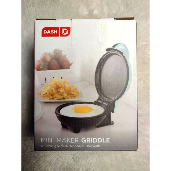 Dash 4” Mini Maker Electric Griddle 350w for Individual Pancakes Cooking Eggs - Picture 1 of 5